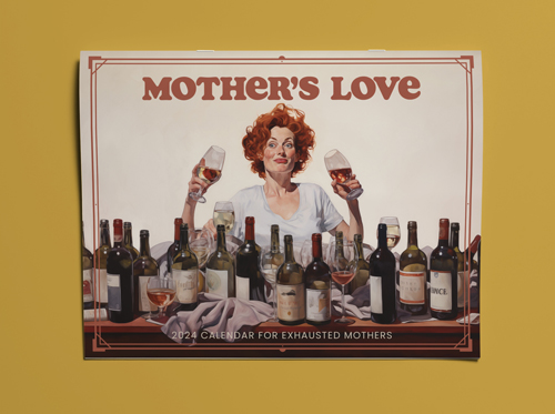 Step into this humorous and delightful collection of Norman Rockwell-inspired images capturing the chaos, joy, and love of motherhood. Each month unveils a new scene, featuring frustrated and exhausted mothers…