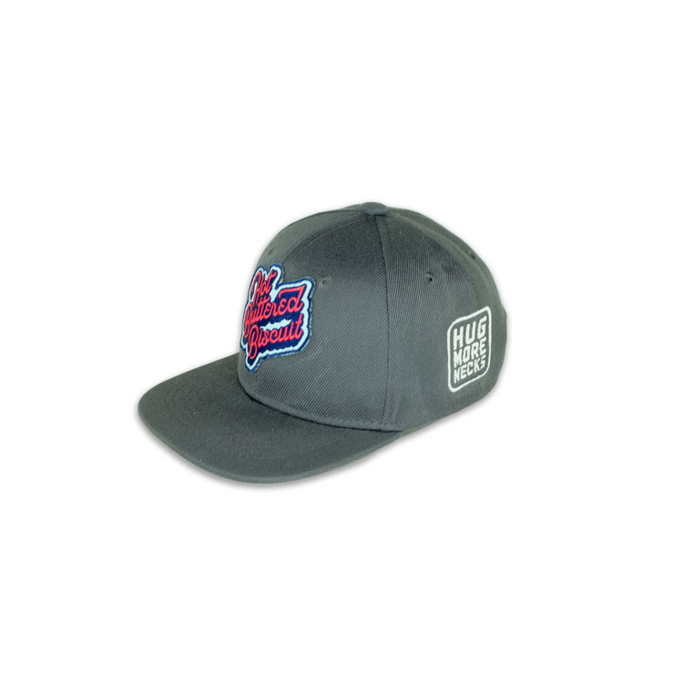 Toddler Snapback Hat - Dark Gray with Patch